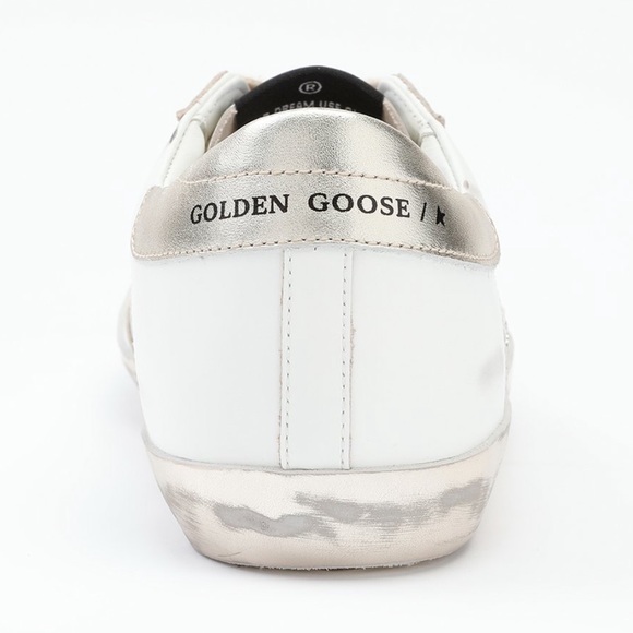 NWT Golden Goose Women Sneaker White & Gold sz 38 - Picture 12 of 14